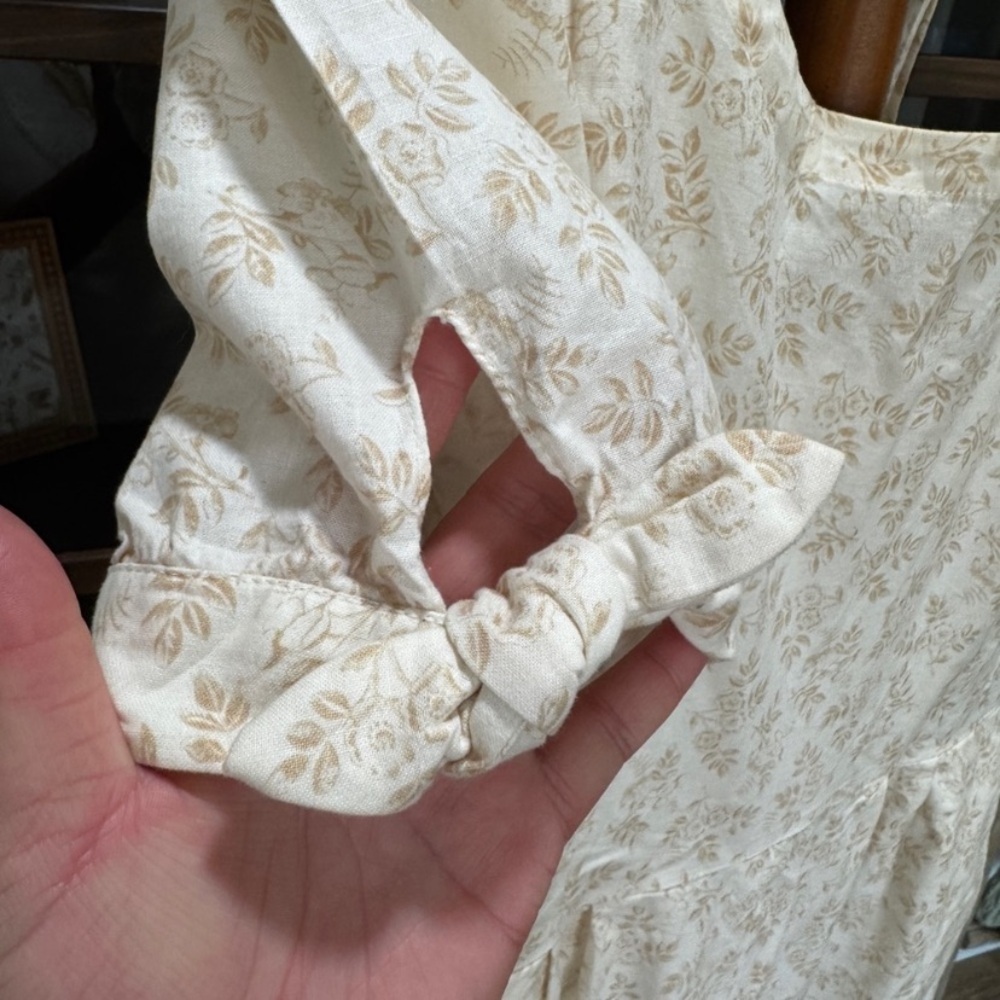 Gal Meets Glam Iris Jumpsuit Size 14 Straight Cropped White Floral Preppy Party - Picture 6 of 16
